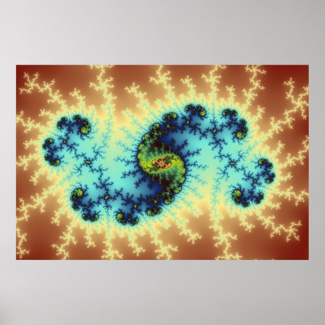 Affiches En Playcast - Art Fractal (Devant)