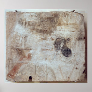 Affiches Encens de offre de Tuthmosis III au dieu,