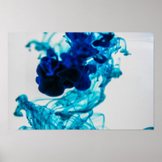 Affiches Encre liquide dans l'eau