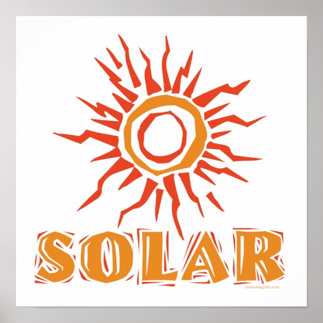 Affiches Énergie solaire (Devant)