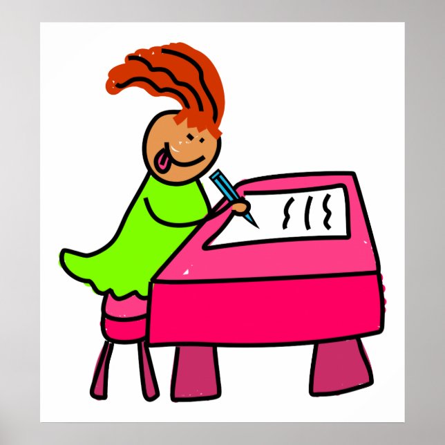 Affiches Enfant de l'école (Devant)