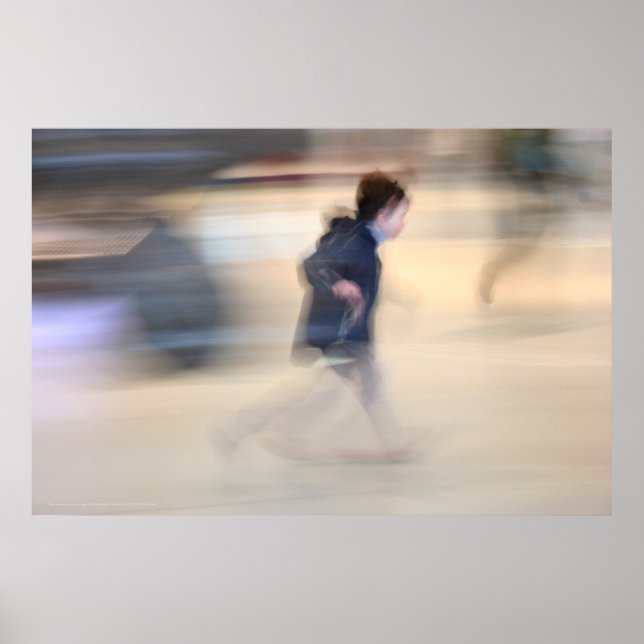 Affiches Enfant échappé de l'affiche Spider Beaubourg de LB (Devant)