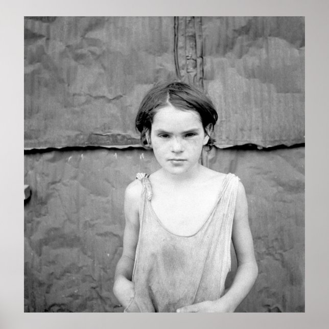 Affiches Enfant vivant dans la ville d'Oklahoma - 1936 (Devant)