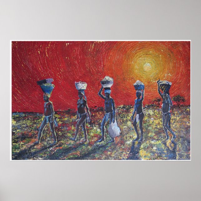 Affiches Enfants africains du soleil (Devant)