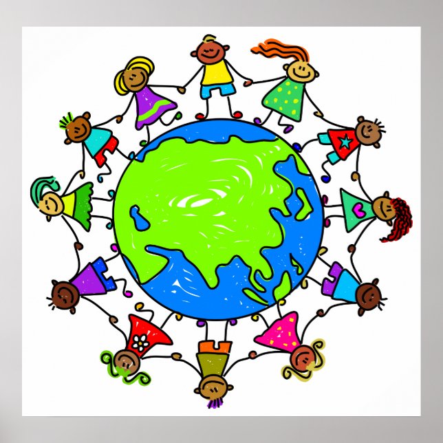 Affiches Enfants asiatiques (Devant)