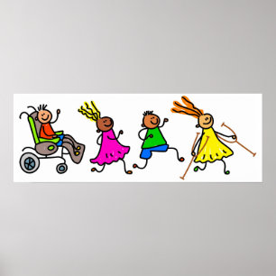 Affiches Enfants handicapés