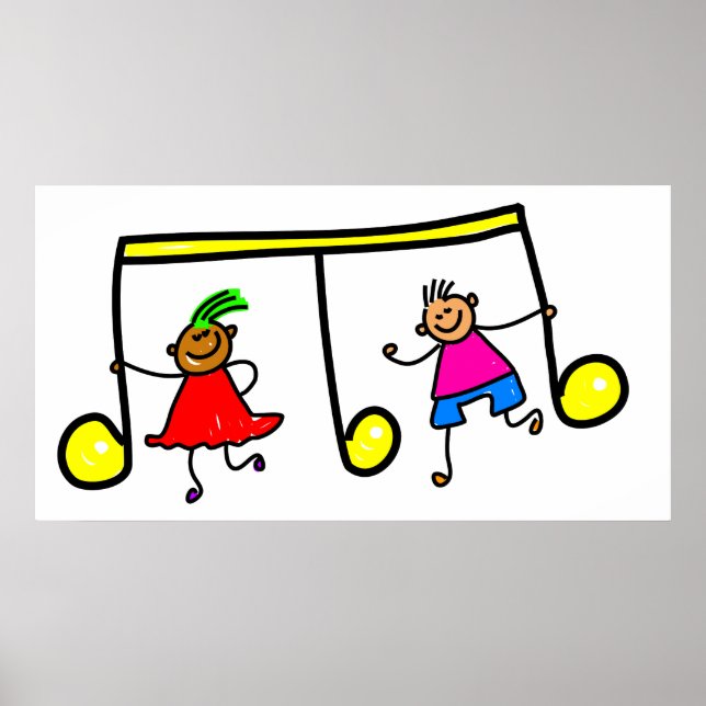 Affiches Enfants musicaux (Devant)