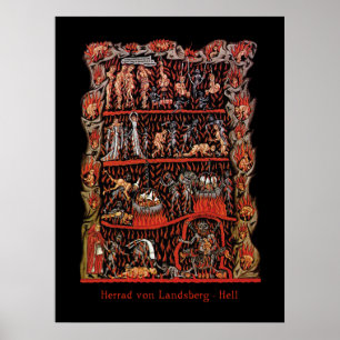 Affiches Enfer Hortus Deliciarum