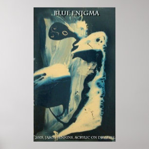 Affiches Énigme bleue