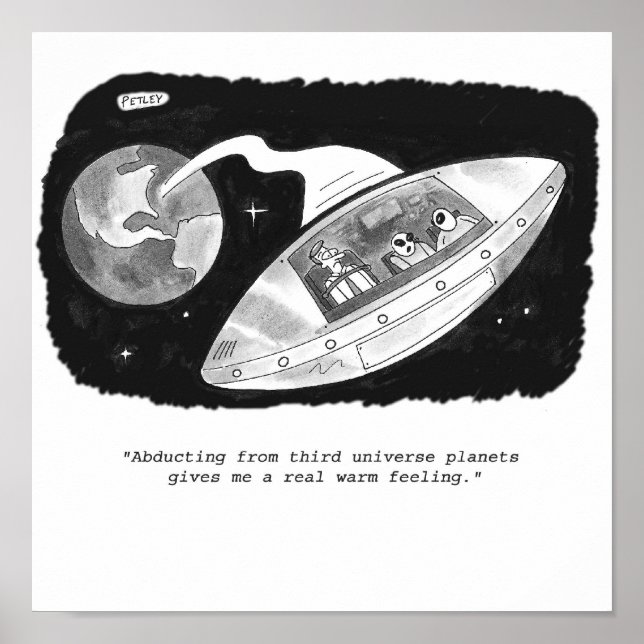 Affiches enlèvement d'Aliens (Devant)