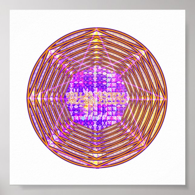 Affiches Enochian Sigil De Mercure (Devant)