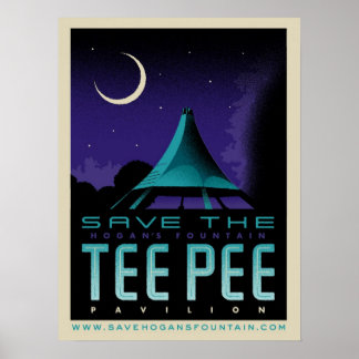 Affiches Enregistrer l'affiche TeePee