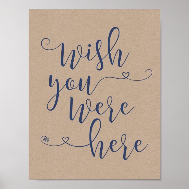 Affiches enseigne en souvenir - vous nous manquez (v4) (Devant)