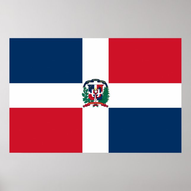 Affiches Enseigne Navale De La République Dominicaine, Domi (Devant)