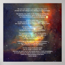 Enseignement par Kahlil Gibran