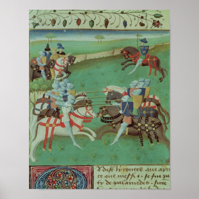 Affiches Enseigner les Chevaliers à Joust (Devant)
