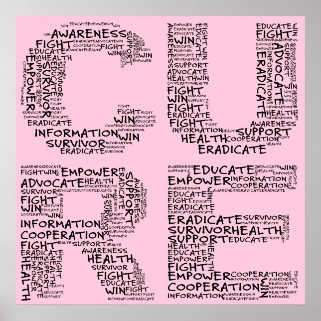 Affiches Ensemble, nous pouvons trouver un remède (texte no (Devant)