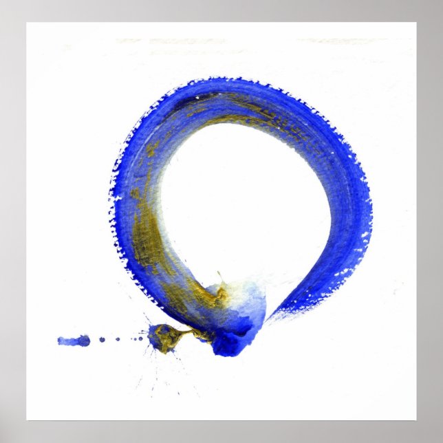 Affiches Enso bleu (Devant)