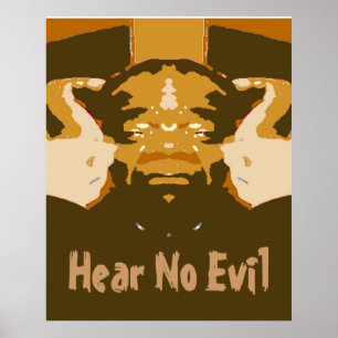 Affiches Entendre le texte de modification sans défaut