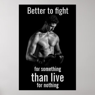 Affiches Entraînement en salle de sport Citation motivant