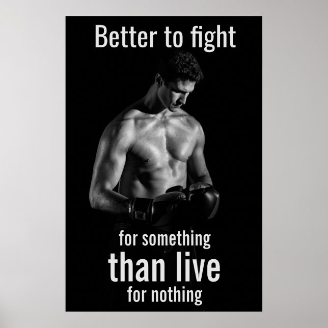 Affiches Entraînement en salle de sport | Citation motivant (Devant)