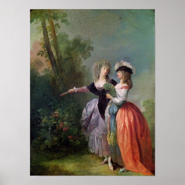 Affiches Entre les deux, 1780 (Devant)