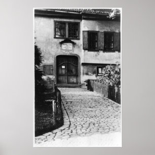 Affiches Entrée de la maison de Johann Sebastian Bach