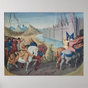 Affiches Entrée de Louis VII Roi de France et Conrad