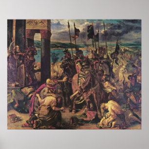Affiches Entrée des Croisés à Constantinople