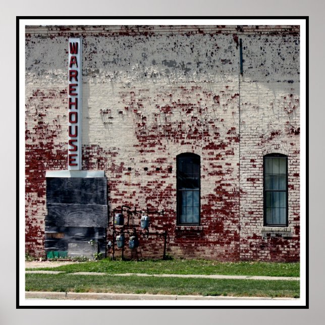 Affiches Entrepôt de briques (Devant)