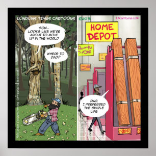 Affiches Environnement : Des arbres mobiles en pleine ascen