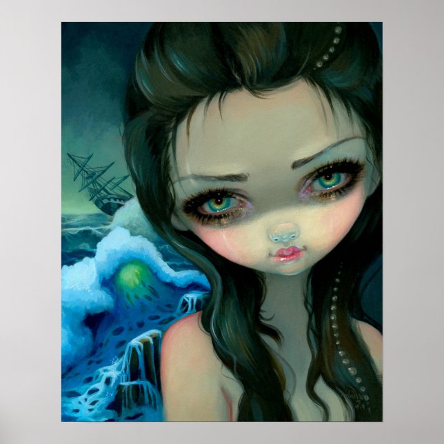 Affiches Épave Siren ART IMPRIMER Jasmine Becket Griffith (Devant)