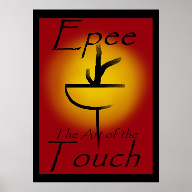 Affiches Epee Art of the Touch Print (Devant)