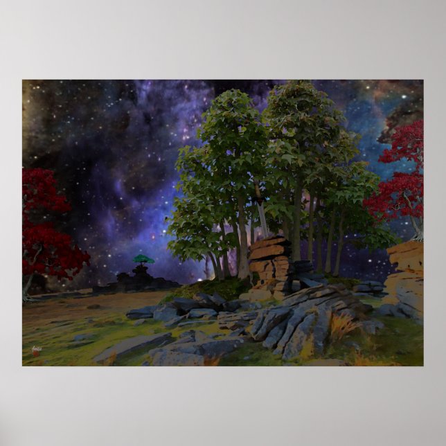 Affiches Épée et pierre (Devant)