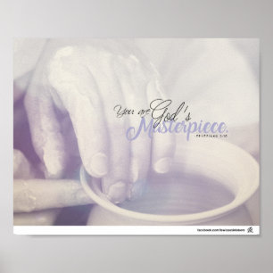 Affiches Ephésiens 2:10 - Vous êtes le chef-d'oeuvre de Die