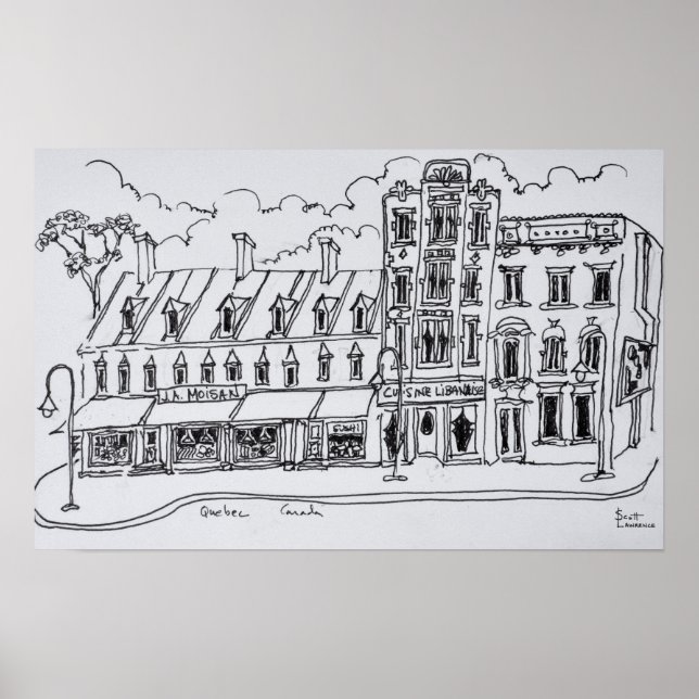 Affiches Épicerie J.A. Moisan | Canada (Devant)