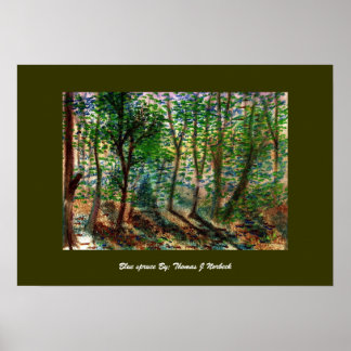 Affiches Épinette bleue, Épinette bleue Par : Thomas J Norb