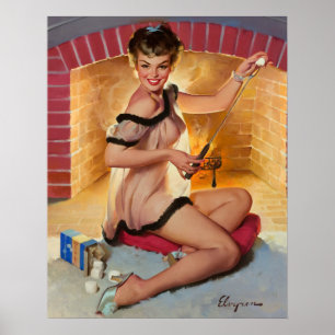 Affiches Épingle de la fête de Marshmellow