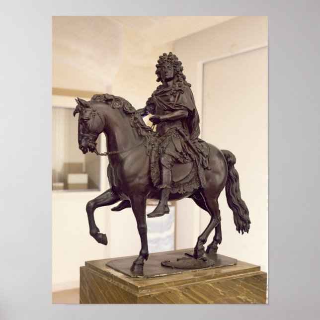 Affiches Equestrian statue of Louis XIV (Devant)
