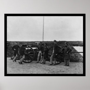 Affiches Équipe d'armes du Massachusetts au fort Totten 186