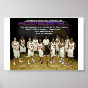 Affiches Équipe de basket de Bolling AFB