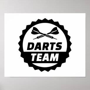 Affiches Équipe de dards