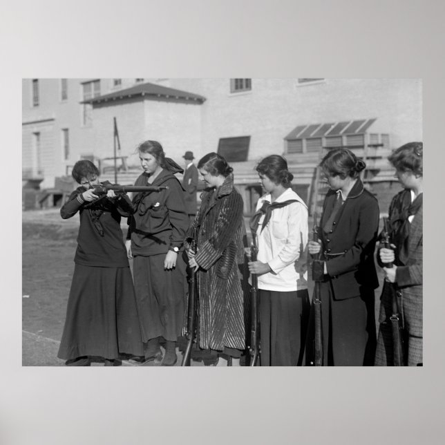 Affiches Équipe de fusils, 1916 (Devant)