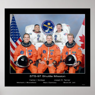 Affiches Équipe de la navette STS-97 de la NASA