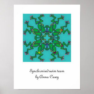 Affiches Équipe de natation synchronisée
