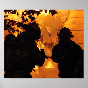 Affiches Équipe de pompiers