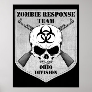 Affiches Équipe d'intervention de Zombie : Division Ohio