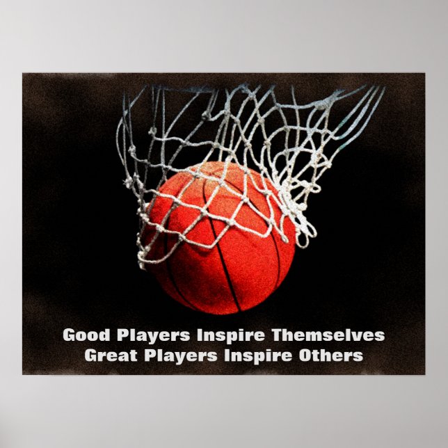 Affiches Équipe Inspiration du basket-ball (Devant)