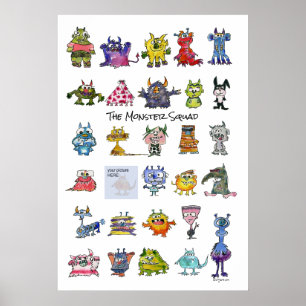 Affiches Équipe Monster- Téléchargez votre photo