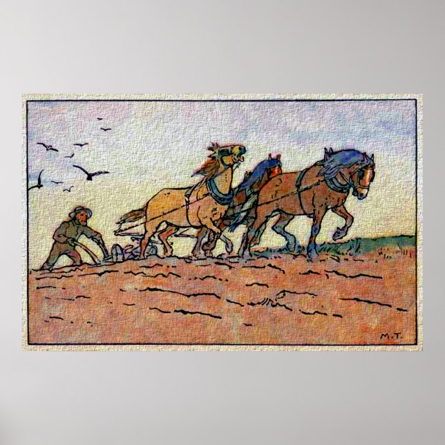 Affiches Équipe vintage (Devant)